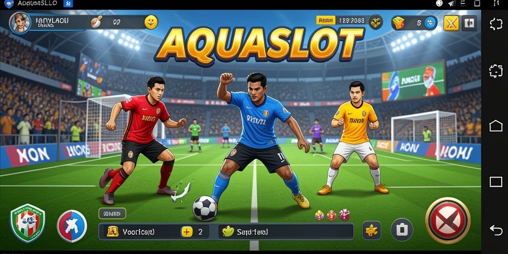 Gameplay AQUASLOT yang menarik dan kompetitif dalam dunia olahraga.