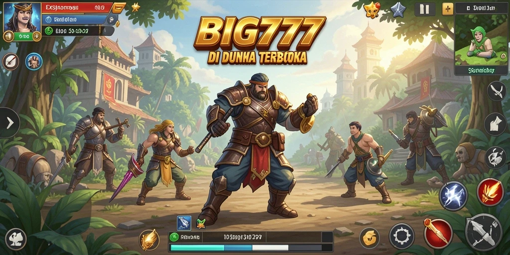 Screenshot utama BIG777 menampilkan petualangan seru di dunia terbuka.