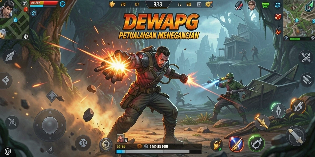 Tampilan gameplay seru DEWAPG dengan aksi mendebarkan.