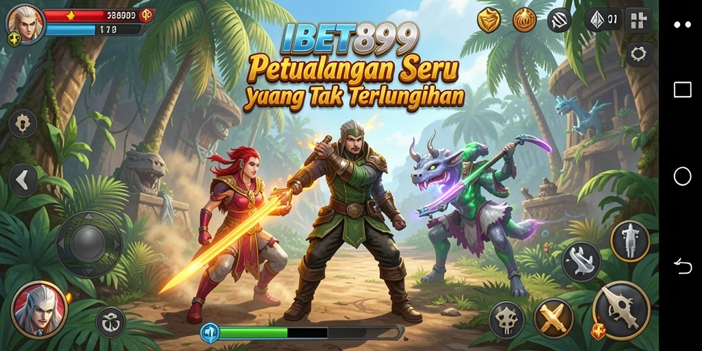 Tampilan menarik dari gameplay petualangan yang mendebarkan.