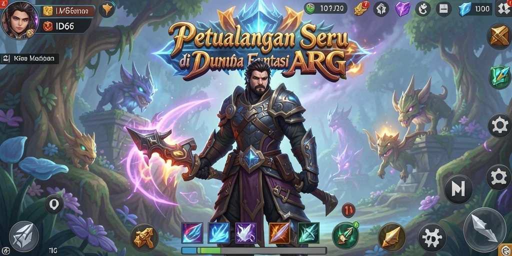 Gameplay mendebarkan dari ID66 dengan pertarungan epik dan eksplorasi.