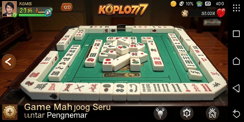 Tampilan gameplay Mahjong yang menyenangkan di KOPLO77.