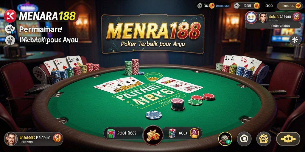 Tangkapan layar utama MENARA188 menunjukkan permainan Poker yang penuh strategi.