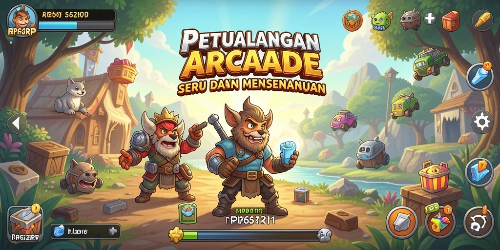 Tampilan gameplay RP62RP yang penuh aksi dan petualangan.