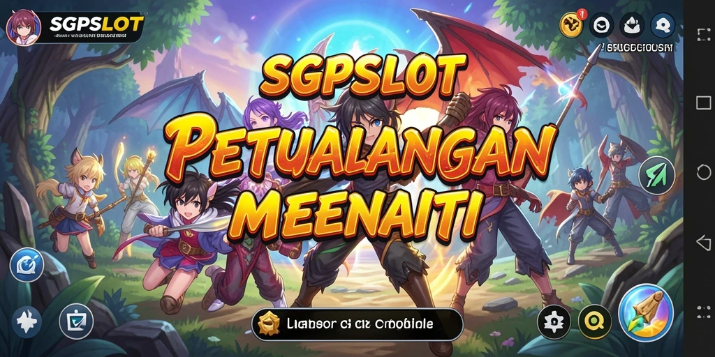 Tampilan menarik dari gameplay SGPSLOT dengan karakter anime.