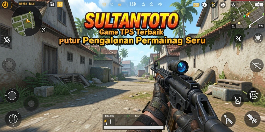 Screenshot gameplay menarik dari SULTANTOTO yang menunjukkan aksi TPS.
