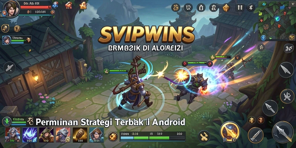 Tampilan gameplay mendebarkan di SVIPWINS dengan aksi strategi.